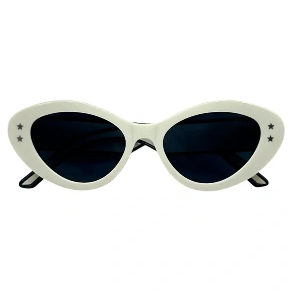 Christian Dior Sunglasses | Ivory & Blue | New (No Box/Tags) | 52-19-140 | Women - Picture 5 of 15